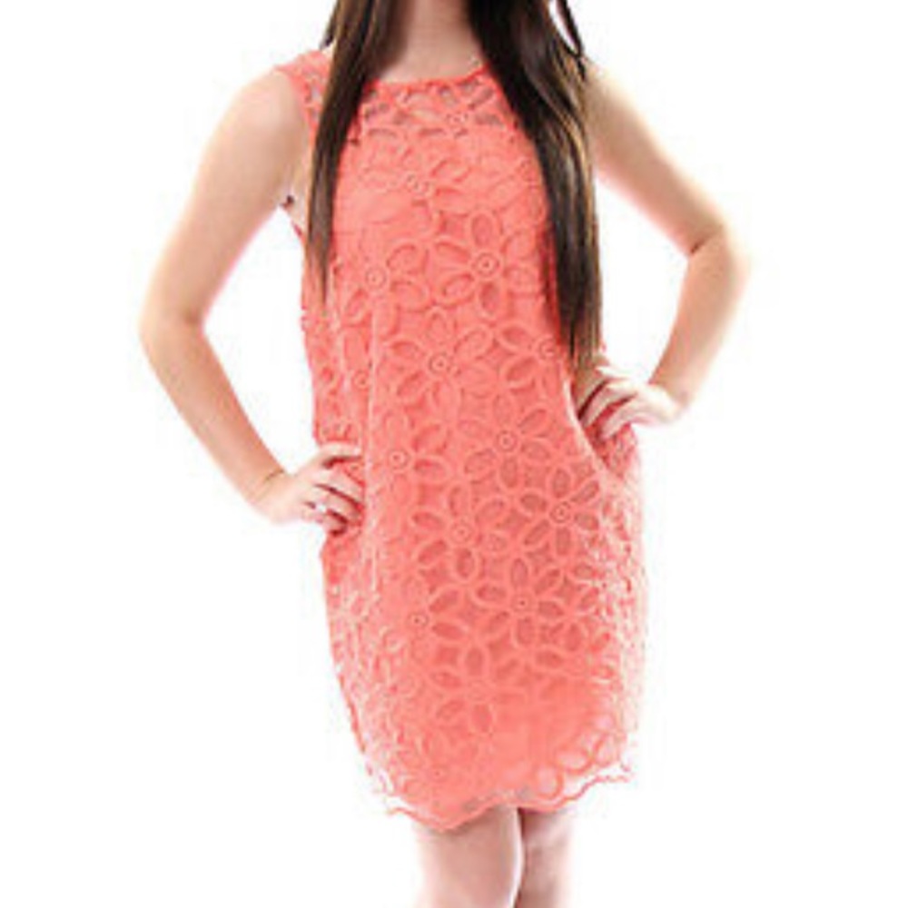 Bag Lady by Mud Pie. Coral Dress, NWT. Lg